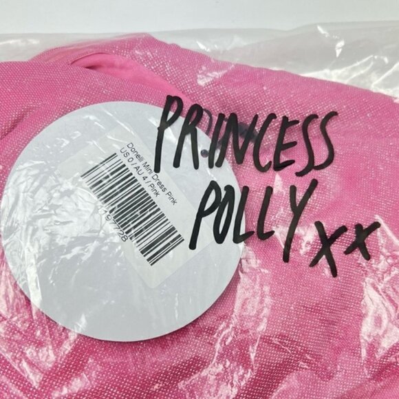 Princess Polly - Ladies, Donelli Mini Dress - Pink. Size: 0 (US). NIB - Picture 3 of 16